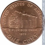 1 цент 2009 г. США(21) - 52935 - аверс