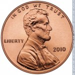 1 цент 2010 г. США(21) - 52935 - аверс
