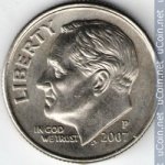 10 центов 2007 г. США(21) - 52935 - реверс