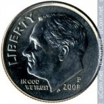 10 центов 2008 г. США(21) - 52935 - реверс