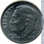 10 центов 2012 г. США(21) - 52935 - реверс