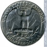 25 центов 1966 г. США(21) - 52935 - аверс