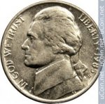 5 центов 1985 г. США(21) - 52935 - реверс
