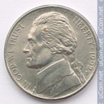 5 центов 1992 г. США(21) - 52935 - реверс