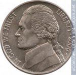 5 центов 2000 г. США(21) - 52935 - реверс