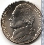 5 центов 2004 г. США(21) - 52935 - реверс