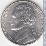 5 центов 2004 г. США(21) - 52935 - реверс