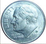 10 центов 2002 г. США(21) - 52935 - аверс