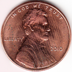 1 цент 2010 г. США(21) - 52935 - реверс