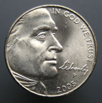 5 центов 2005 г. США(21) - 52935 - реверс