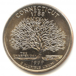 25 центов 1999 г. США(21) - 52935 - реверс