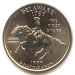 25 центов 1999 г. США(21) - 52935 - реверс