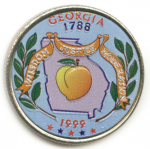 25 центов 1999 г. США(21) - 52935 - реверс