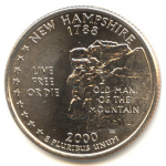 25 центов 2000 г. США(21) - 52935 - реверс