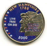 25 центов 2000 г. США(21) - 52935 - реверс