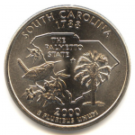 25 центов 2000 г. США(21) - 52935 - реверс