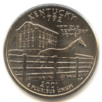 25 центов 2001 г. США(21) - 52935 - реверс
