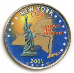 25 центов 2001 г. США(21) - 52935 - реверс