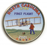 25 центов 2001 г. США(21) - 52935 - реверс