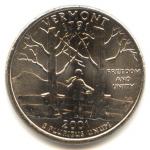 25 центов 2001 г. США(21) - 52935 - реверс