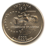 25 центов 2002 г. США(21) - 52935 - реверс