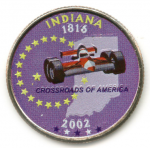 25 центов 2002 г. США(21) - 52935 - реверс