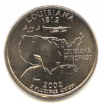 25 центов 2002 г. США(21) - 52935 - реверс