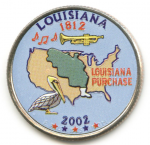 25 центов 2002 г. США(21) - 52935 - реверс