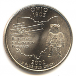 25 центов 2002 г. США(21) - 52935 - реверс