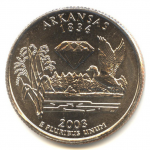 25 центов 2003 г. США(21) - 52935 - реверс