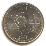 25 центов 2003 г. США(21) - 52935 - реверс