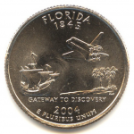 25 центов 2004 г. США(21) - 52935 - реверс