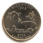 25 центов 2004 г. США(21) - 52935 - реверс