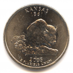 25 центов 2005 г. США(21) - 52935 - реверс