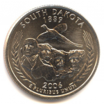 25 центов 2006 г. США(21) - 52935 - реверс
