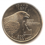 25 центов 2007 г. США(21) - 52935 - реверс