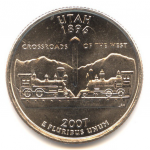 25 центов 2007 г. США(21) - 52935 - реверс