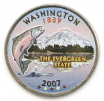 25 центов 2007 г. США(21) - 52935 - реверс