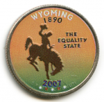 25 центов 2007 г. США(21) - 52935 - реверс