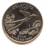 25 центов 2008 г. США(21) - 52935 - реверс