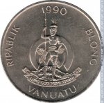 50 вату 1990 г. Вануату(3) -357 - аверс
