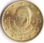 50 центов 2010 г. Ватикан(4) -86487 - аверс