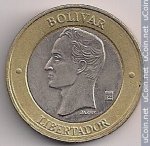 1000 боливар 2005 г. Венесуэла(4) - 554 - реверс