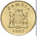 1 квача 1992 г. Замбия(8) - 371 - аверс