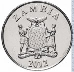 1 квача 2012 г. Замбия(8) - 371 - аверс
